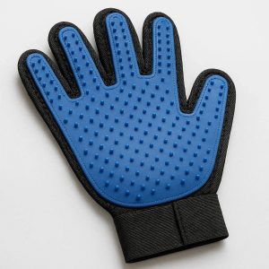Silicone Pet Grooming Glove For Gentle Hair Removal And Massage During Petting For Dogs And Cats
