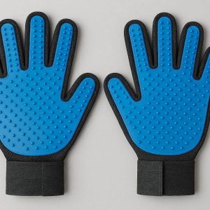 Professional Pet Grooming Glove Set With Left And Right Hand For Faster Full Body Deshedding