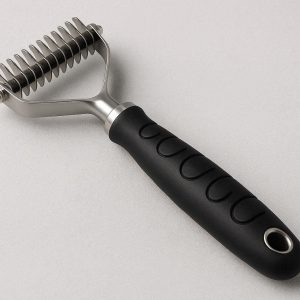 Professional Stainless Steel Pet Dematting Comb For Removing Stubborn Knots And Mats Safely
