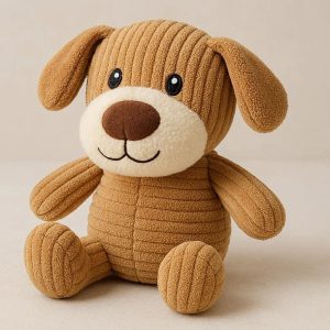 Soft Plush Squeaky Dog Toy With Internal Padding For Interactive Play And Gentle Cuddling Comfort