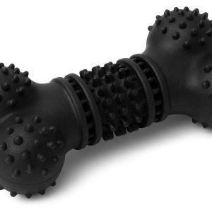 Durable Natural Rubber Chew Toy For Aggressive Chewers With Textured Surface For Dental Cleaning