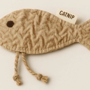 Crinkle Fabric Indoor Cat Toy With Catnip Filling For Mental Stimulation And Natural Hunting Play