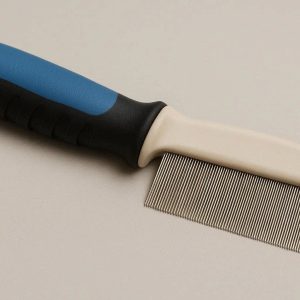 Fine Tooth Flea Comb For Dogs And Cats To Remove Pests And Debris From Face And Paws Safely